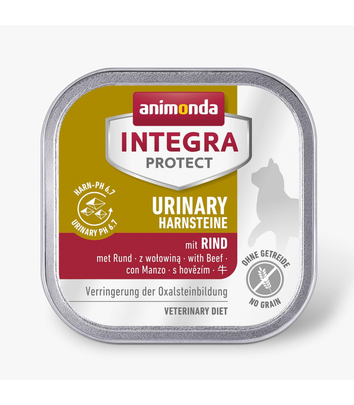 Дієтичний корм для котів при оксалатних каменях Animonda Integra Protect Urinary Oxalate з яловичиною