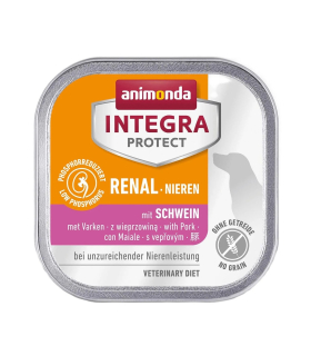 Дієтичний корм для собак з нирковою недостатністю Animonda Integra Protect Renal зі свининою, 150 г