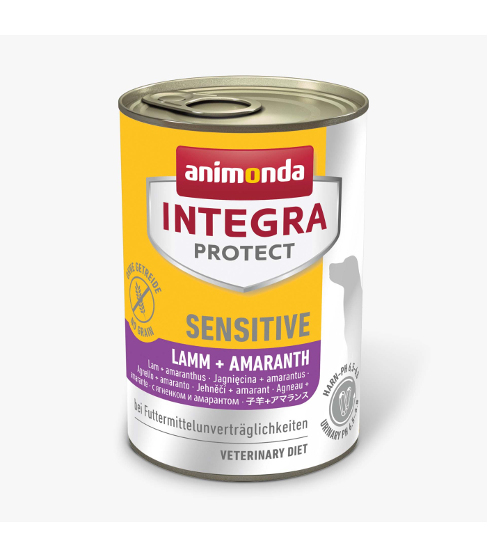 Дієтичний корм для собак з харчовою алергією Animonda Integra Protect Sensitiv з ягням та амарантом, 400 г