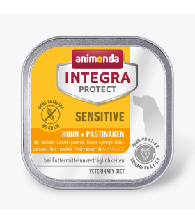 Дієтичний корм для собак з харчовою алергією Animonda Integra Protect Sensitiv з куркою та пастернаком, 150 г