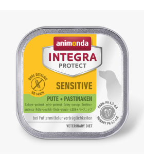 Дієтичний корм для собак з харчовою алергією Animonda Integra Protect Sensitiv з індичкою та пастернаком, 150 г