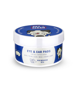Серветки вологі для вух та очей Pet Clean PET EYE-EAR WIPES гігієнічні для собак та котів 50 шт CCPE50