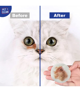 Серветки вологі для вух та очей Pet Clean PET EYE-EAR WIPES гігієнічні для собак та котів 50 шт CCPE50 2