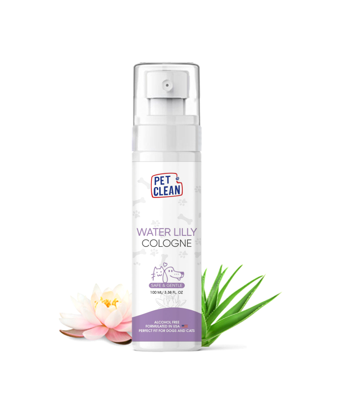Парфумований спрей після грумінгу Pet Clean PET COLOGNE WATERLILLY освіжаючий, з ароматом квітки лотосу 100 мл PC085