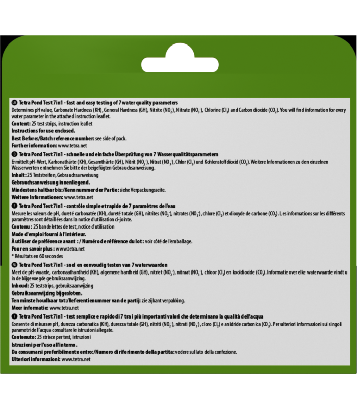 Тести якості води для ставка Tetra 7 в 1