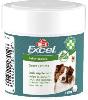 Вітаміни для цуценят та дорослих собак 8in1 Excel Deter від копрофагії 100 шт  661830