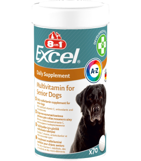 Вітаміни для собак похилого віку Мультивітамін 8in1 Excel Multi Vitamin Senior 70 таб 661822