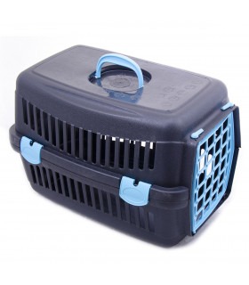 Переноска SG для собак та котів до 6 кг 35*49*32,5 см чорний/мікс SGbox - 1 - 2700000016053