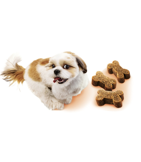 Ласощі для собак малих порід Brit Care Mini Treats Think для розумових здібностей індичка смак арахісове масло 50 г 112373 2