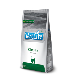 Дієтичний корм для зниження зайвої ваги у котів Farmina VetLife Obesity