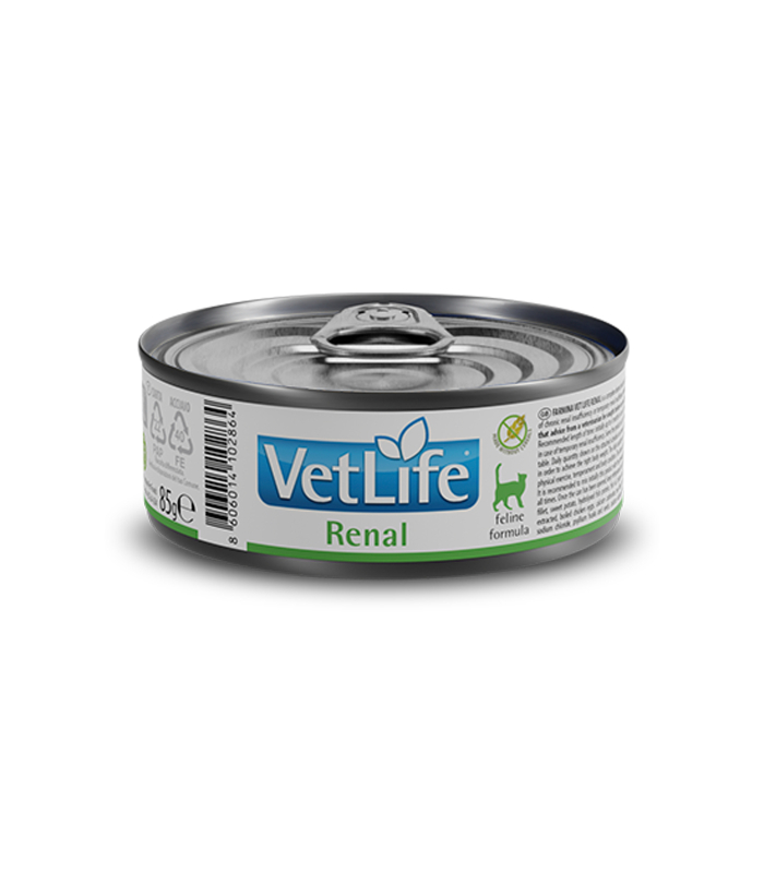 Дієтичний вологий корм при нирковій недостатності для котів Farmina VetLife Renal