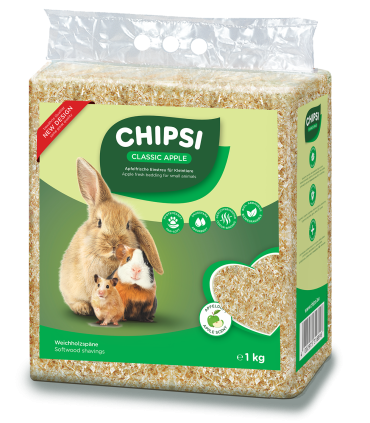 Наповнювач-тирса для гризунів CHIPSI Зелене яблуко, 15л/1кг Chipsi JRS3318898 - 4002973318898