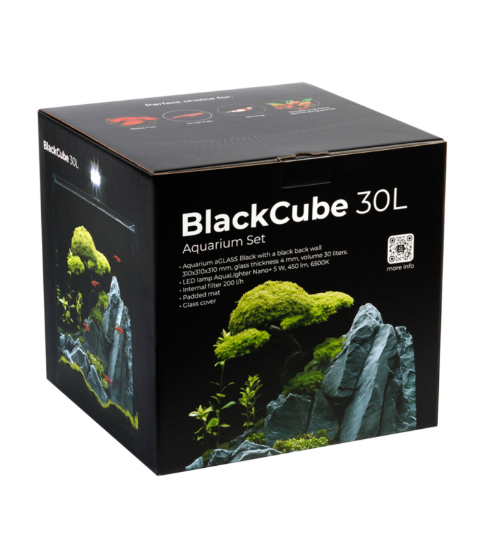 Акваріумний набір AquaLighter BlackCube 30 літрів