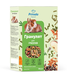 Корм для гризунів Природа Гранулят 500 г
