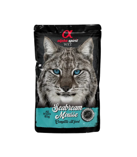 Мус для котів Alpha Spirit Sea Bream з дорадою 85 г