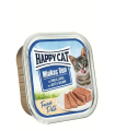 Паштет для котів з яловичини та лосося Happy Cat Minka's Duo, 4001967173451
