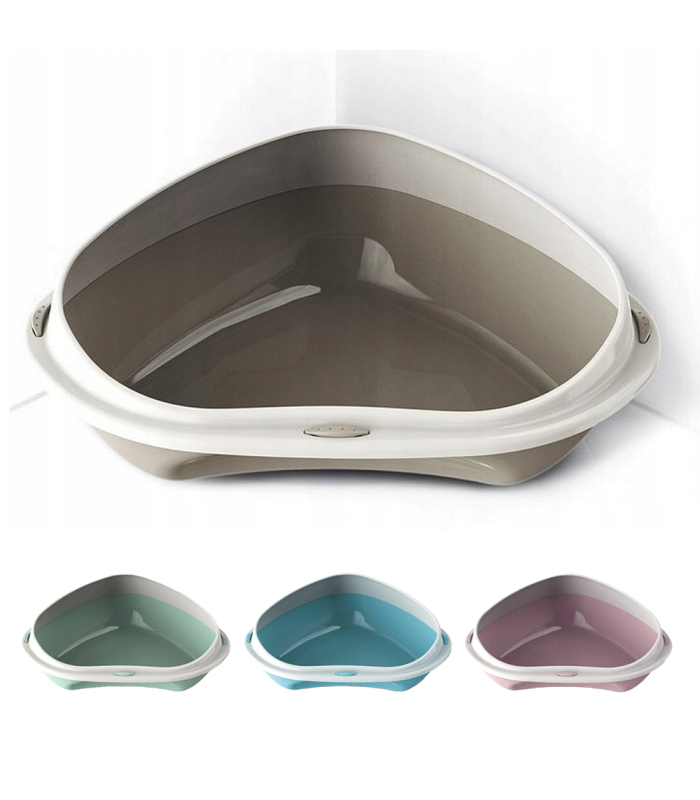 Туалет для котів кутовий Geoplast Shuttle Corner