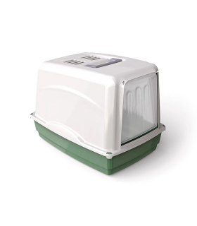 Закритий туалет для котів з фільтром Geoplast Vicky 54x39x39 см 2