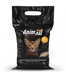 Наповнювач зерновий для туалетів домашніх тварин ТМ AnimAll, 3 кг