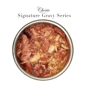 Вологий корм Pettric Cherie Flaked Yellowfin Mix Tuna&Salmon для котів з тунцем та диким лососем в підливці 80 г Cherie - 1 - 47 2