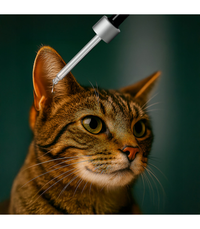 Краплі вушні з колоїдним сріблом для котів SUPERIUM Silver, 30 мл