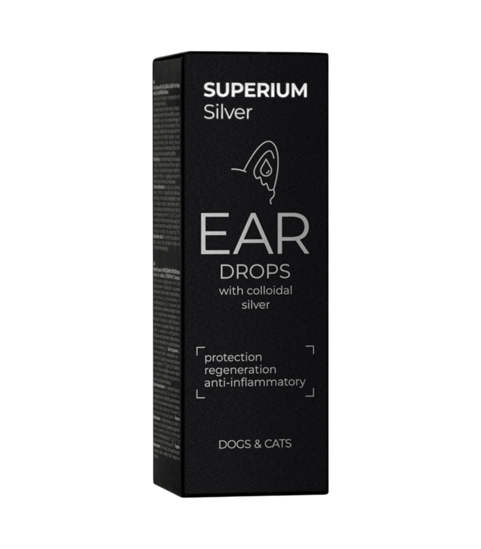 Краплі вушні для котів та собак SUPERIUM Silver, 30 мл