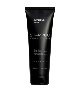 Шампунь універсальний з колоїдним сріблом для котів та собак SUPERIUM Silver, 250 мл