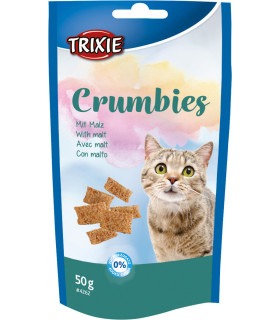 Вітаміни Trixie для котів Crumbies with Malt для виведення грудочок шерсті 50г Trixie - 1 - 4011905042626