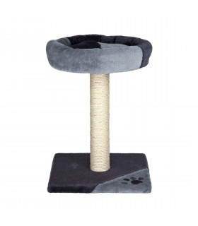 Дряпка Trixie для котів Junior Tarifa із сизалю/плюшева чорна/сіра 35*35*52см Trixie - 1 - 4011905437125