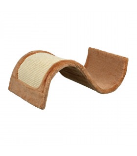 Дряпка Trixie для котів Wavy із сизалю/плюшева коричнева 29*18*50см Trixie - 1 - 4011905432601