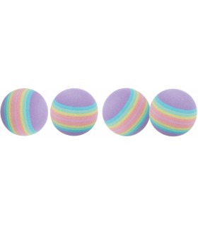 Іграшка Trixie для котів М`ячик поліколор 3.5см 4шт/упак Trixie - 1 - 4011905040974