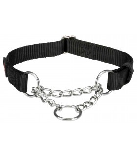 Нашийник Trixie для собак Premium з металевим ланцюжком чорний L-XL 45-70см/25мм Trixie - 1 - 4011905202914