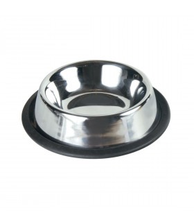 Миска Trixie для котів та собак на гумовій основі металева 0,2л - 2,8 л Trixie - 1 - 
