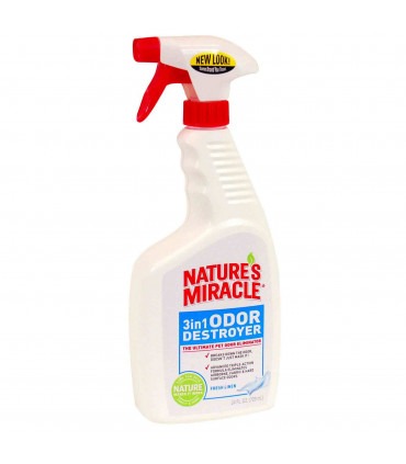 Спрей 8in1 для усунення запахів NM Odor Destr Fresh LInen 3в1 з ароматом свіжої білизни 710мл 8in1 - 1 - 018065054524