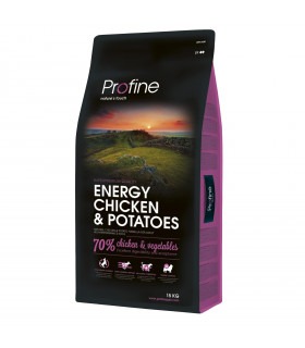 Корм сухий Profine Energy Chicken для дорослих собак з підвищеним фізичним навантаженням з куркою та картоплею 15кг Profine - 1 
