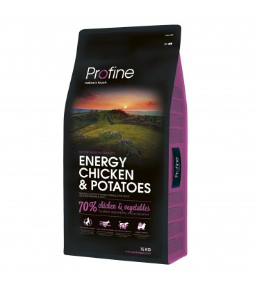 Корм сухий Profine Energy Chicken для дорослих собак з підвищеним фізичним навантаженням з куркою та картоплею 15кг Profine - 1 
