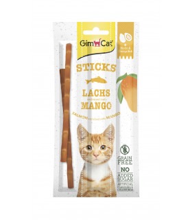 Ласощі GimCat Salmon&Mango для котів палички з лососем та манго 3 по 5г GimCat - 1 - 4002064420554