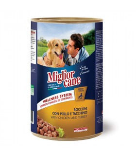 Корм Migliorcane вологий для собак з куркою та індичкою MigliorCane - 1 - 