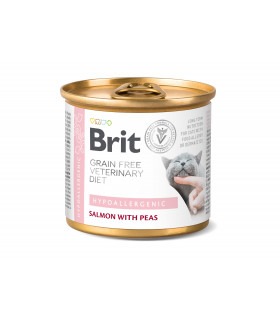 Консерва Brit GF Veterinary Diet Cat Cans Hypoallergenic 200 g Brit VetDiets - 1 - 8595602549825