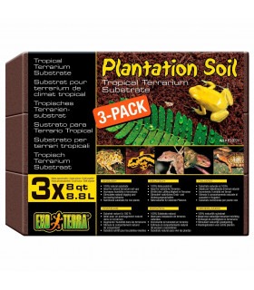 Субстрат ExoTerra Plantation Soil для тераріумних тварин 3шт*8,8л Exo Terra - 1 - 015561227711