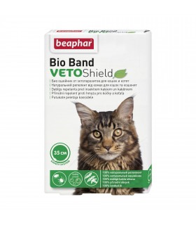 Нашийник Beaphar Bio від бліх, кліщів і комарів для кішок 35 см Beaphar - 1 - 8711231106646