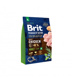 Корм Brit Premium Dog Adult XL сухий для дорослих собак гігантських порід вагою 45-90кг з куркою Brit Premium - 1 -  2