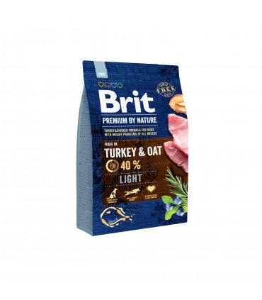Корм Brit Premium Dog Light сухий для собак з надмірною вагою з індичкою Brit Premium - 2 - 