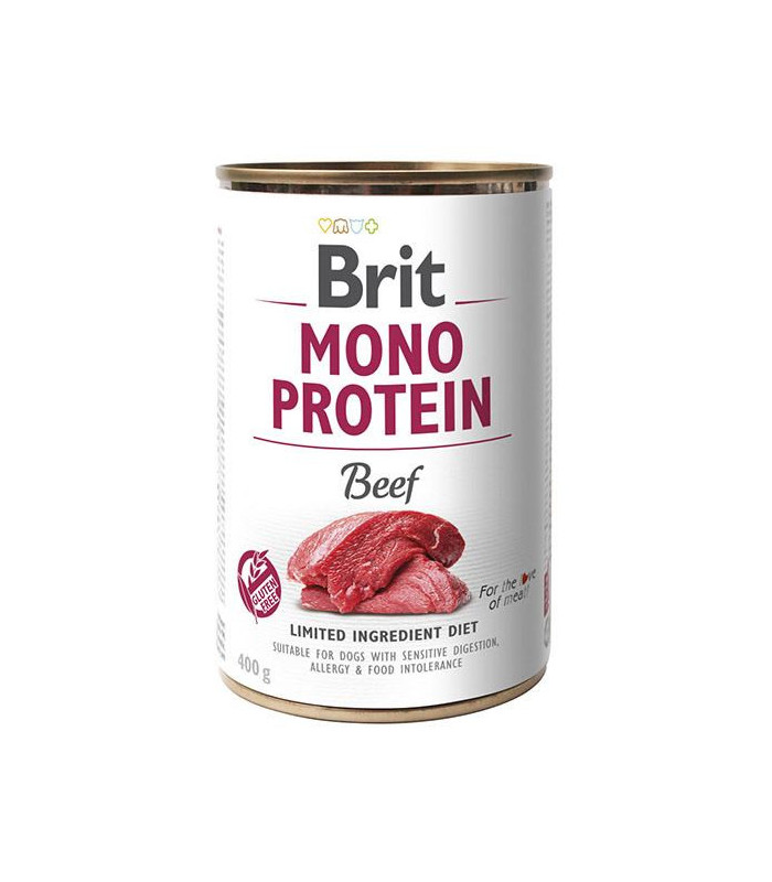Корм Brit Care Mono Protein Beef консервований для собак з яловичиною 400г Brit Care - 1 - 8595602529766
