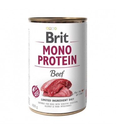 Корм Brit Care Mono Protein Beef консервований для собак з яловичиною 400г Brit Care - 1 - 8595602529766
