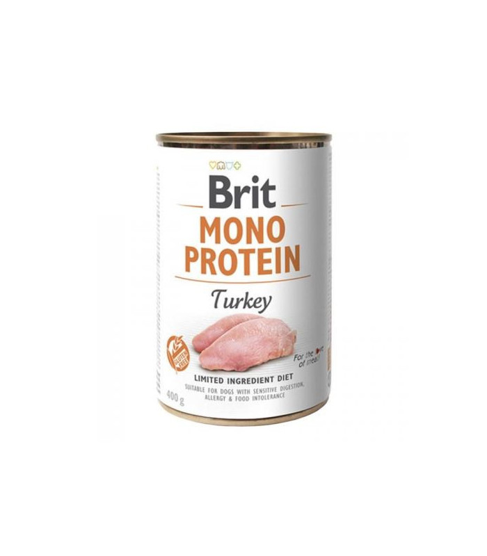 Корм Brit Care Mono Protein Turkey консервований для собак з індичкою 400г Brit Care - 1 - 8595602525393