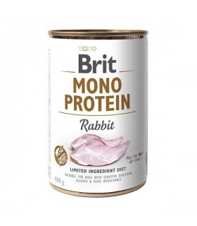 Корм Brit Care Mono Protein Rabbit консервований для собак з кроликом 400г Brit Care - 1 - 8595602529797