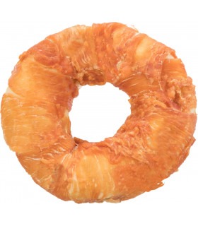 Ласощі для собак Trixie Denta Fun кільце для чищення зубів, з куркою та начинкою, натуральна шкіра, 11 см, 65 г Trixie - 1 - 401