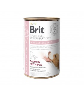 Вологий корм Brit VetDiets Hypoallergenic для собак із харчовою алергією або непереносимістю, гіпоалергенний 400 г Brit VetDiets