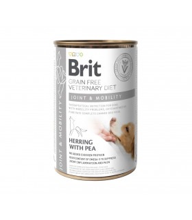 Корм Brit VetDiets Joint&Mobility для собак для підтримки обміну речовин в суглобах з оселедцем та горохом 400г Brit VetDiets - 